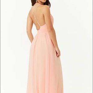 Blush Pink Long Maxi Dress Summer